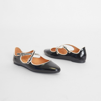 Vandam Black Women's Shoes Flats Intentionally Blank