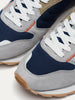 Men's lightweight leather and suede lace-up sneaker DELOS MENS by HOFF