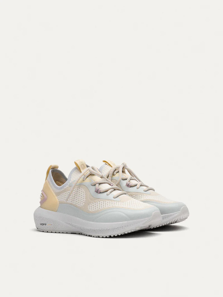 Women's sporty lace up trainers RHYTHM OFF WHITE by HOFF
