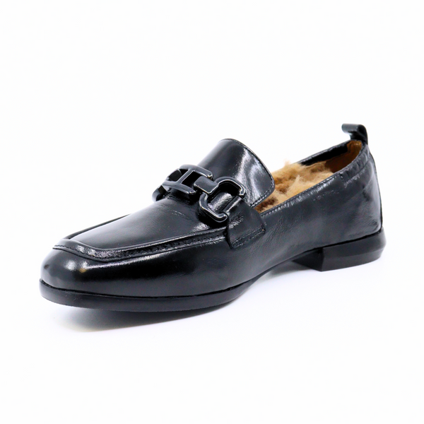 Lena Superluxe Black Women's Shoes Loafers Homers    