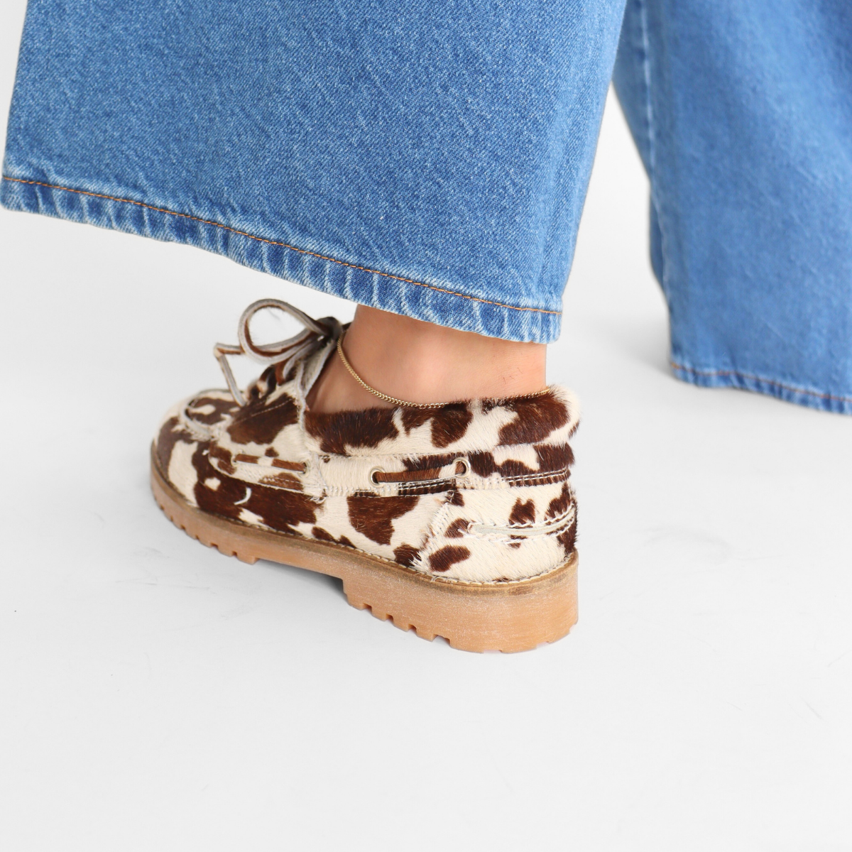 Alvina Pony Brown Combo Women's Shoes Loafers Pavement
