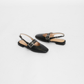 Pearl Black Women's Shoes Flats Intentionally Blank
