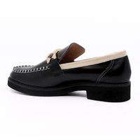 Clip & Stitch Loafer Women's Shoes Loafers All Black    