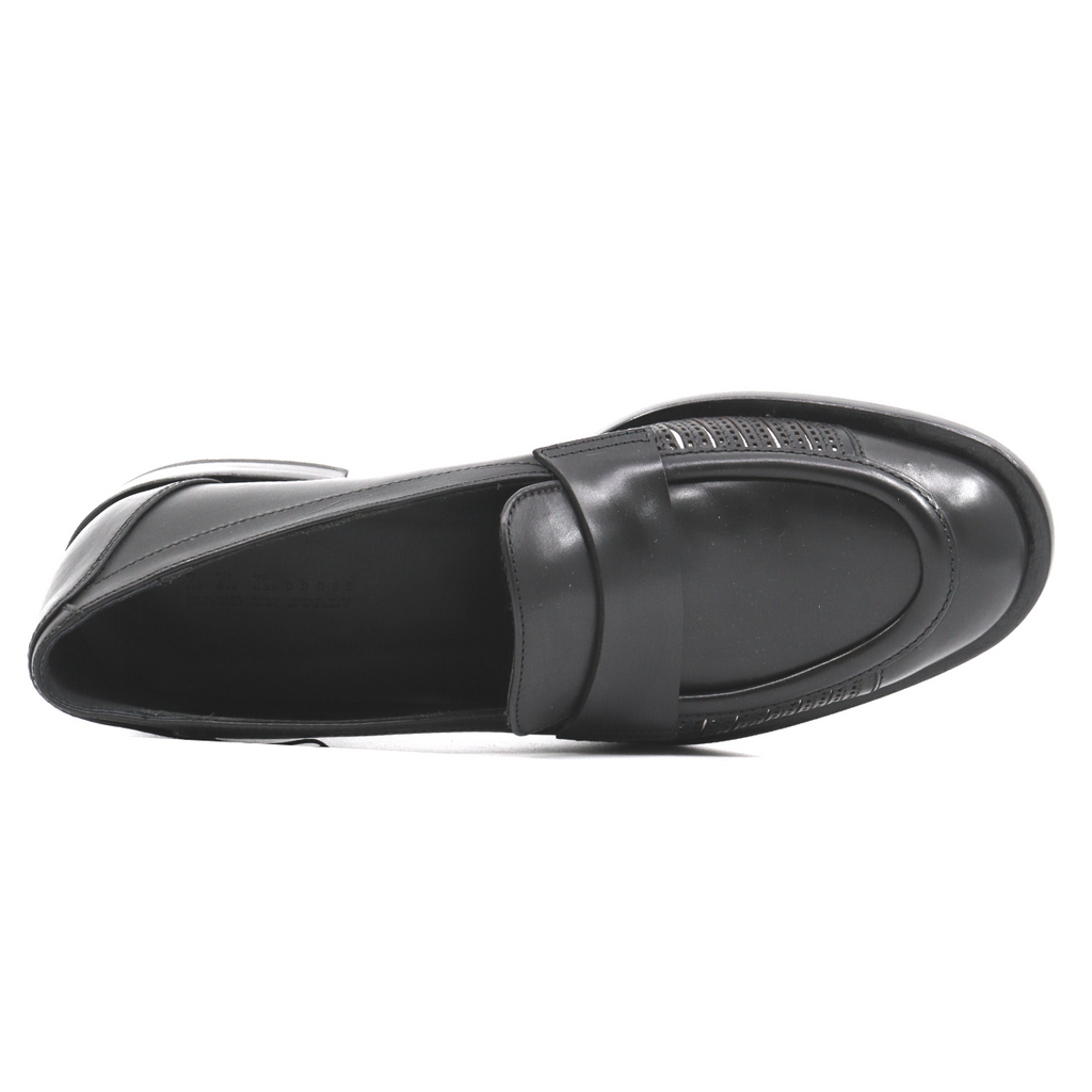 Women's fashion loafer made in Italy DIVER NERO by INK