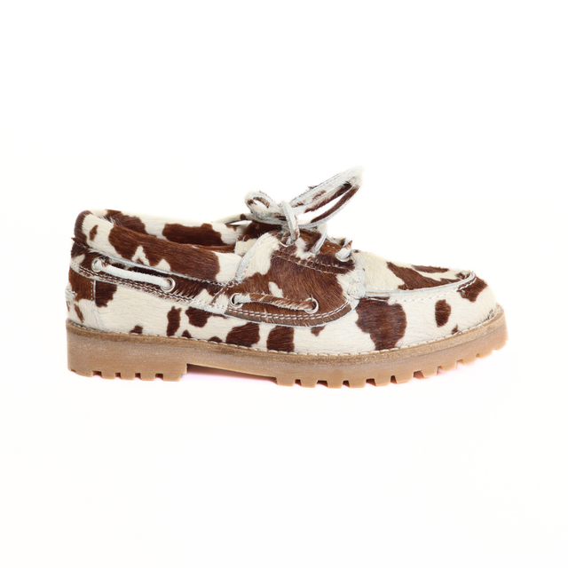 Alvina Pony Brown Combo Women's Shoes Loafers Pavement
