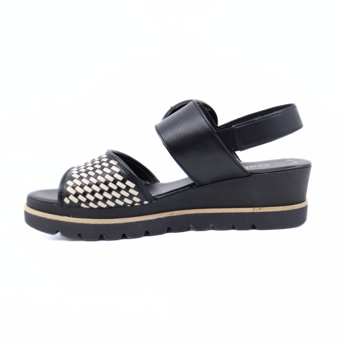 Sandal Wedge Schwarz/Panna Women's Sandals Heels Gabor