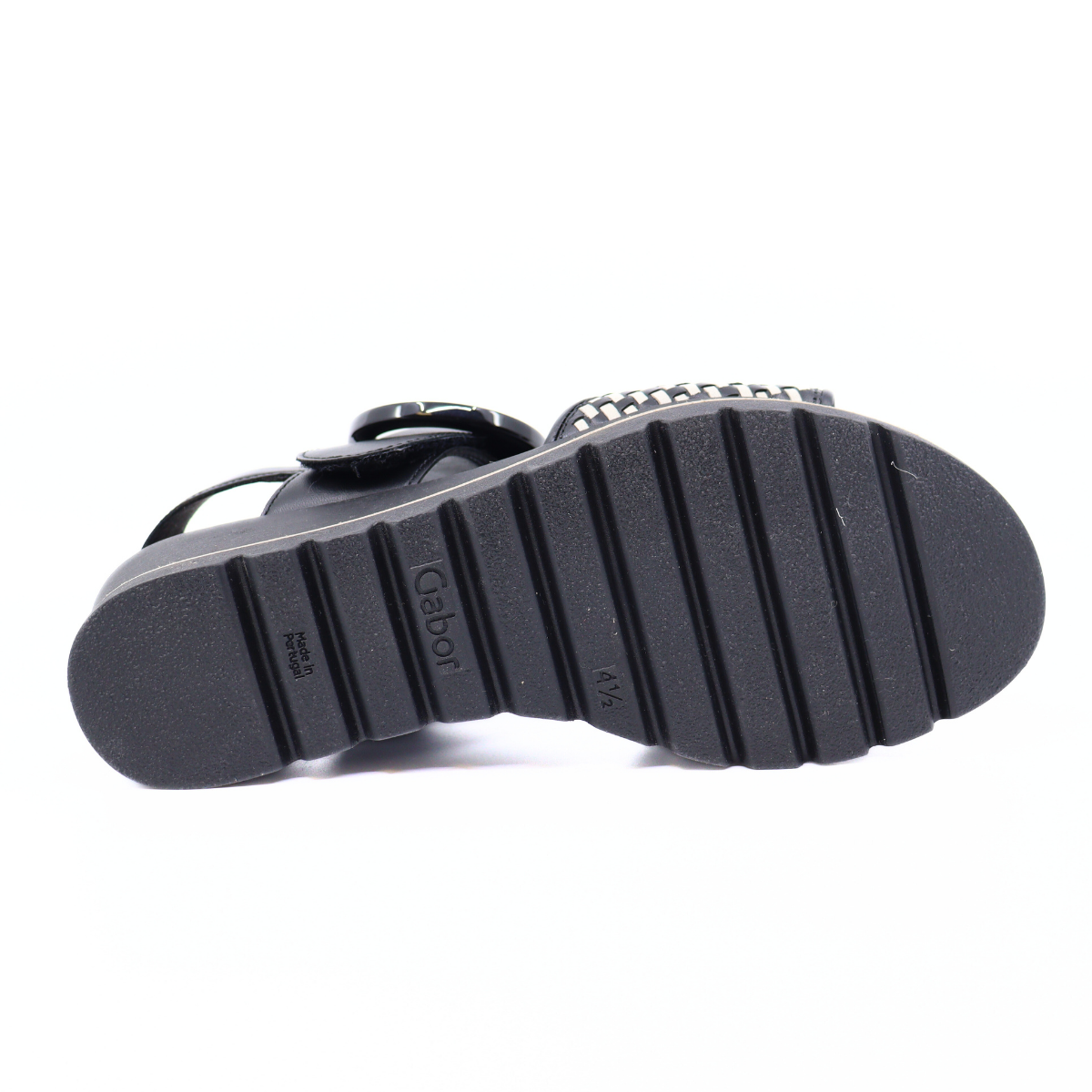 Sandal Wedge Schwarz/Panna Women's Sandals Heels Gabor