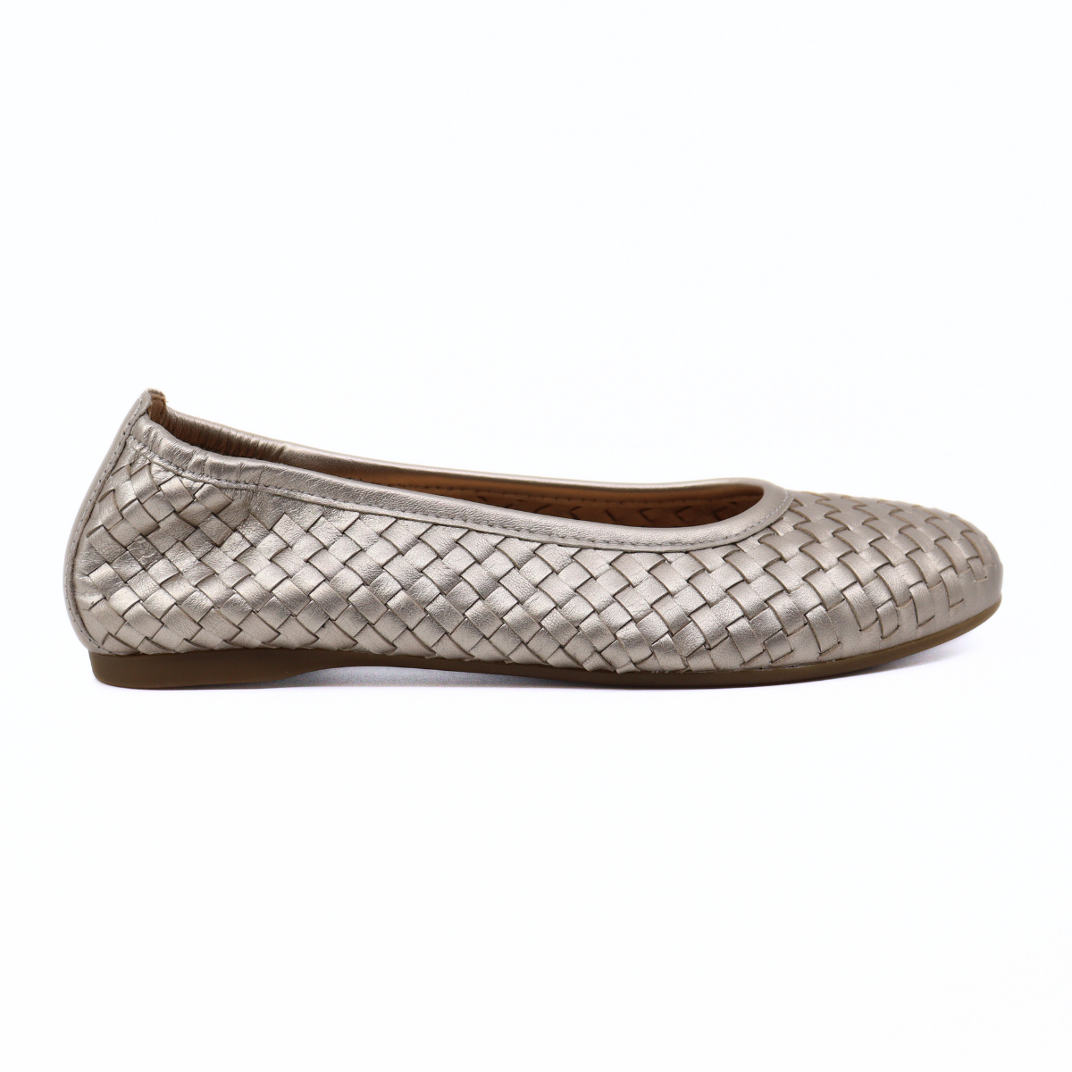 Satin Metallic Puder Flat Women's Shoes Flats Gabor
