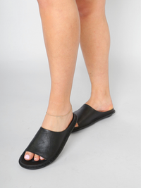 Saint Tropez Leather Preto Black Women's Shoes VIBAe