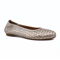 Satin Metallic Puder Flat Women's Shoes Flats Gabor