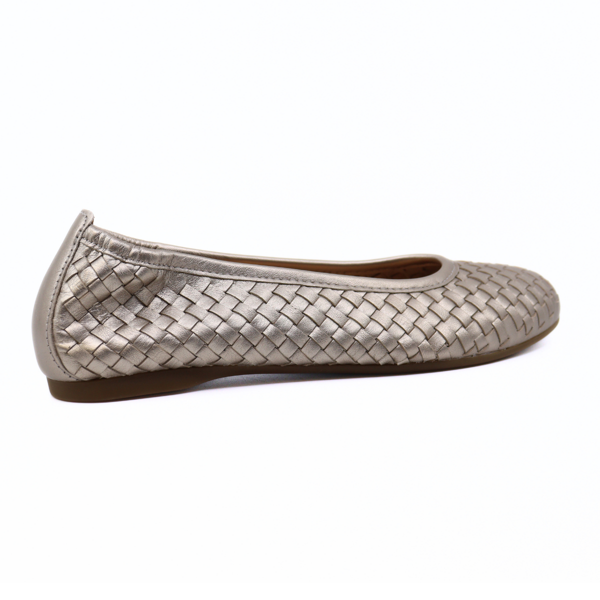 Satin Metallic Puder Flat Women's Shoes Flats Gabor