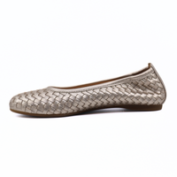 Satin Metallic Puder Flat Women's Shoes Flats Gabor