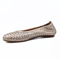 Satin Metallic Puder Flat Women's Shoes Flats Gabor
