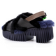 Plia Puffy Black Women's Sandals Platforms 4CCCCEES    