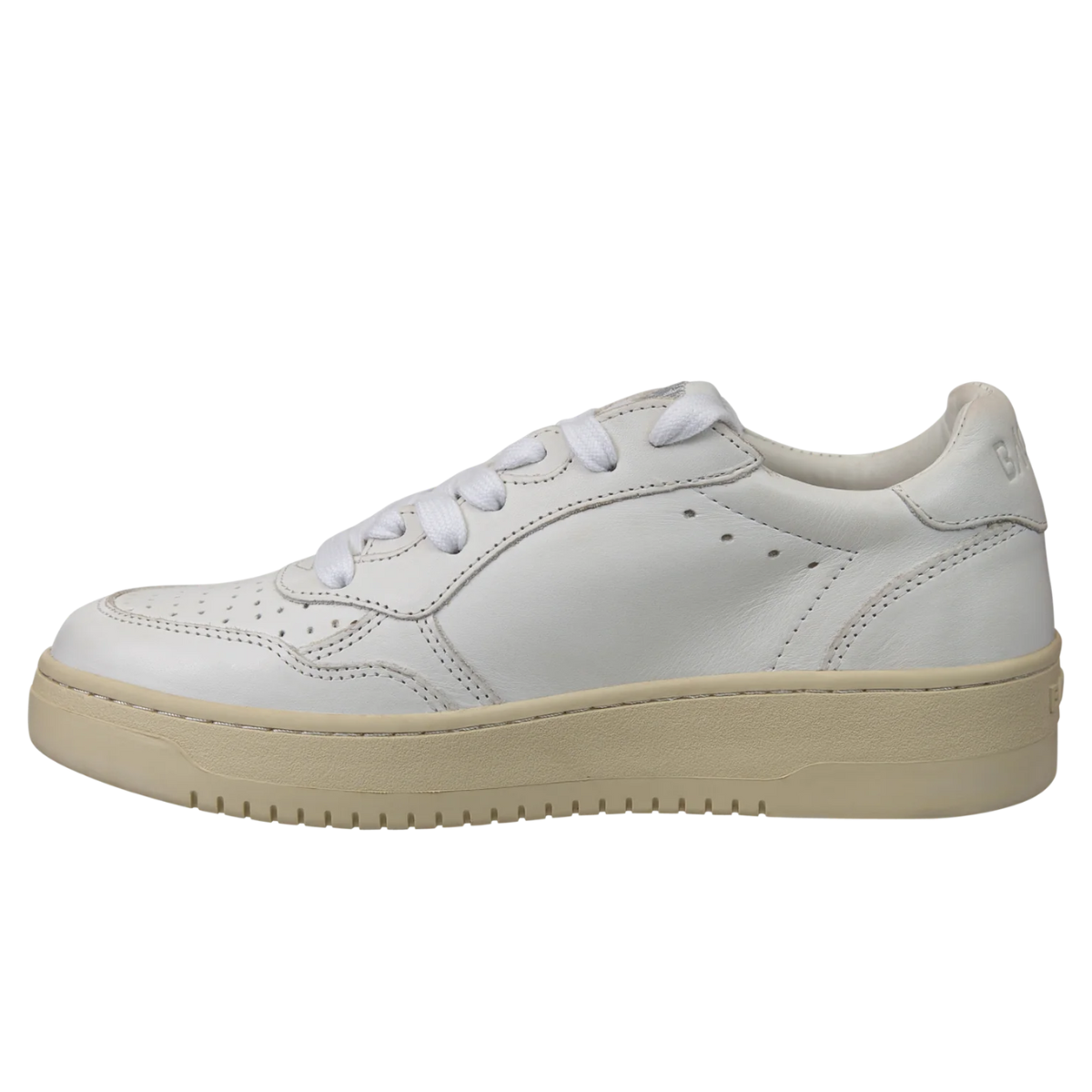 Slam White Women's Sneakers Platforms Back 70    