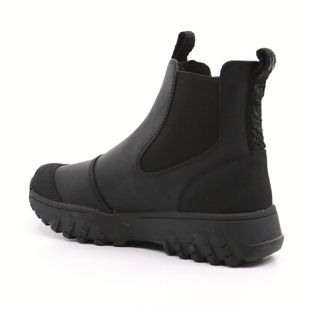 Women's magda black waterproof slip on boot by Woden