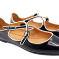 Vandam Black Women's Shoes Flats Intentionally Blank