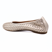 Satin Metallic Puder Flat Women's Shoes Flats Gabor