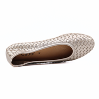Satin Metallic Puder Flat Women's Shoes Flats Gabor
