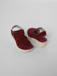 Yudd Berry Suede Women's Shoes Platforms Fly London