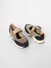 MJ Mesh Sneak Taupe Women's Sneakers All Black