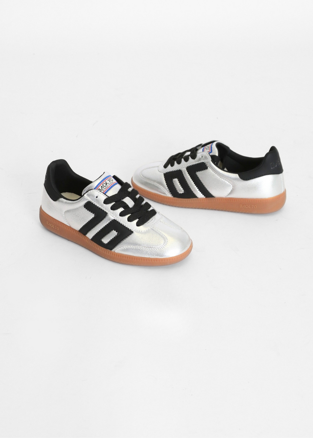 Cloud NM Silver Black Women's Sneakers Back 70