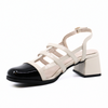 Women's sling back heel Coco Strappy Lady Ivory by ALL BLACK