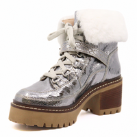 Cozy Jasper Hiker Pale Pewter Women's Boots Free People    