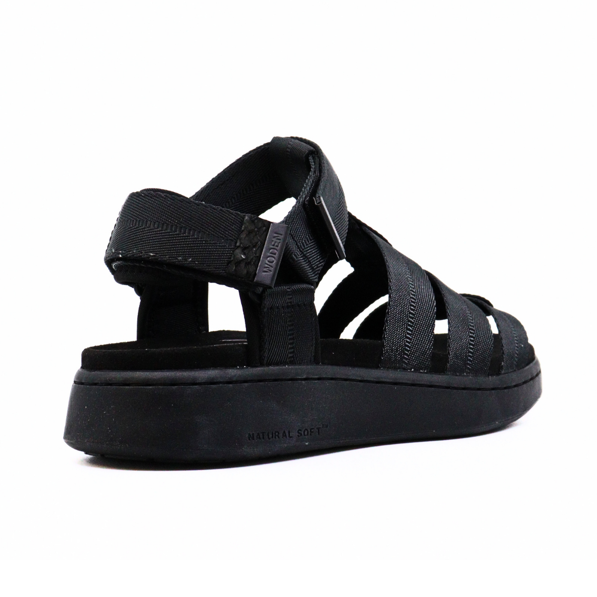 Line Fisherman Black Women's Sandals Woden    