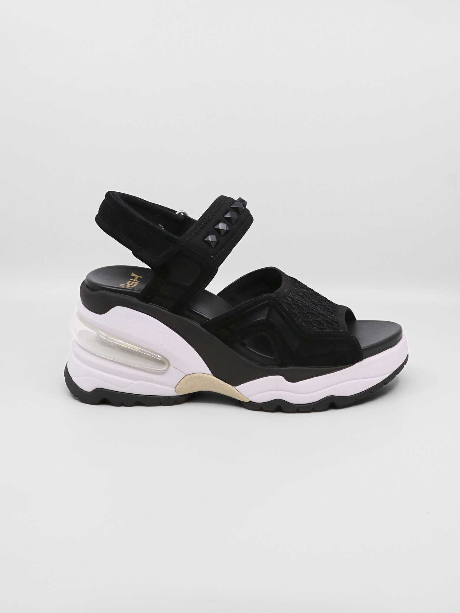 Diva Black Women's Sandals Platforms Ash