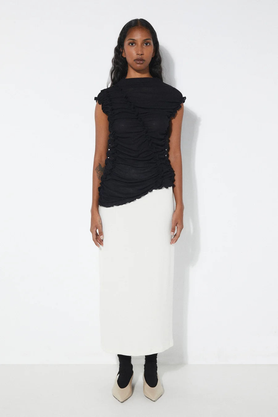 Mia Top Black Women's Tops Rita Row