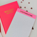 Everything Is Fine Lined Notepad Gifts + Accessories Chez Gagné