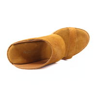 Aurora Cognac Women's Sandals Platforms Antelope