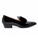 Pat & Bow Black Women's Shoes Heels All Black    