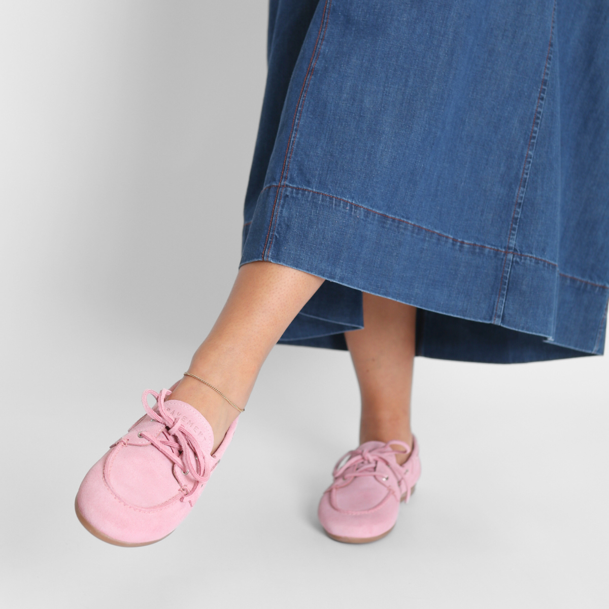 Marin Light Rose Suede Women's Shoes Loafers Pavement
