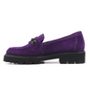 Women's purple suede studded loafer STUDDED LOAFER PURPLE by GABOR