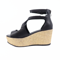 Hartlynn Black Women's Sandals Platforms Antelope