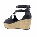 Hartlynn Black Women's Sandals Platforms Antelope