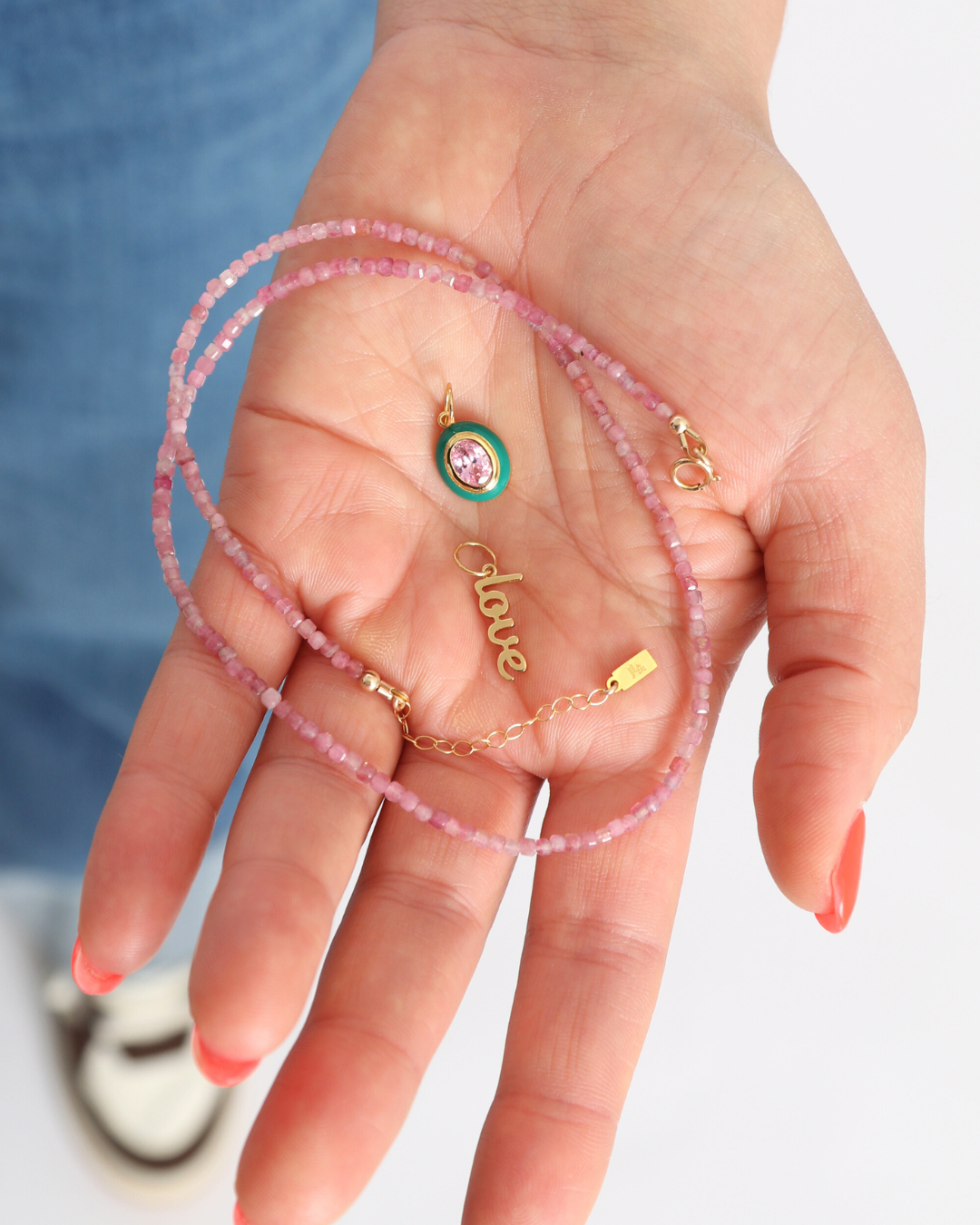 Sidekick Pink Tourmaline Gifts + Accessories Jewelry Jūratė Los Angeles