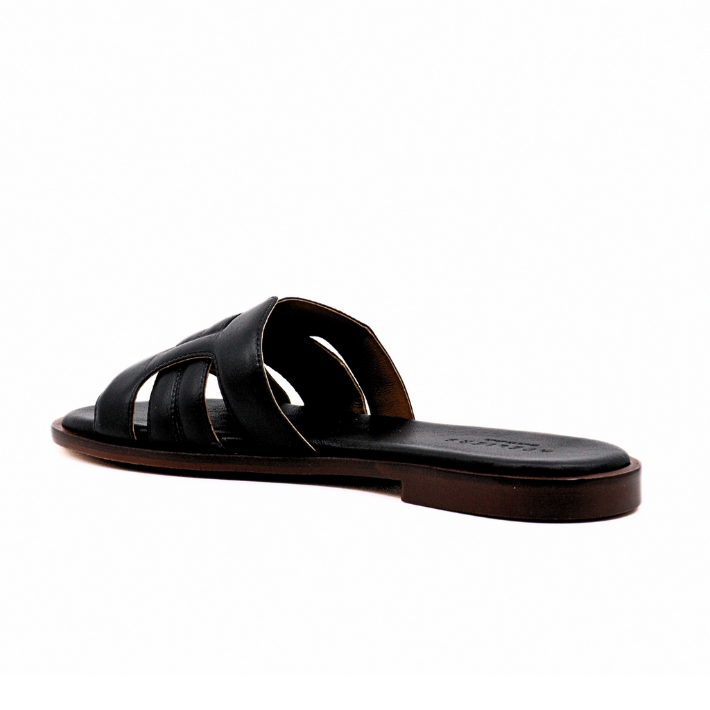 Women's slide sandal Fabian Black by ATELIER