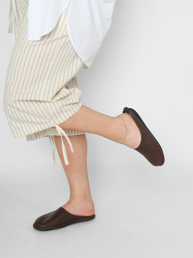 Roma Leather Cocoa Brown Women's Shoes VIBAe