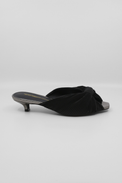 Curfew Black Women's Shoes Heels Intentionally Blank