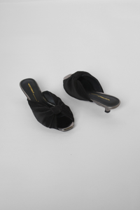Curfew Black Women's Shoes Heels Intentionally Blank