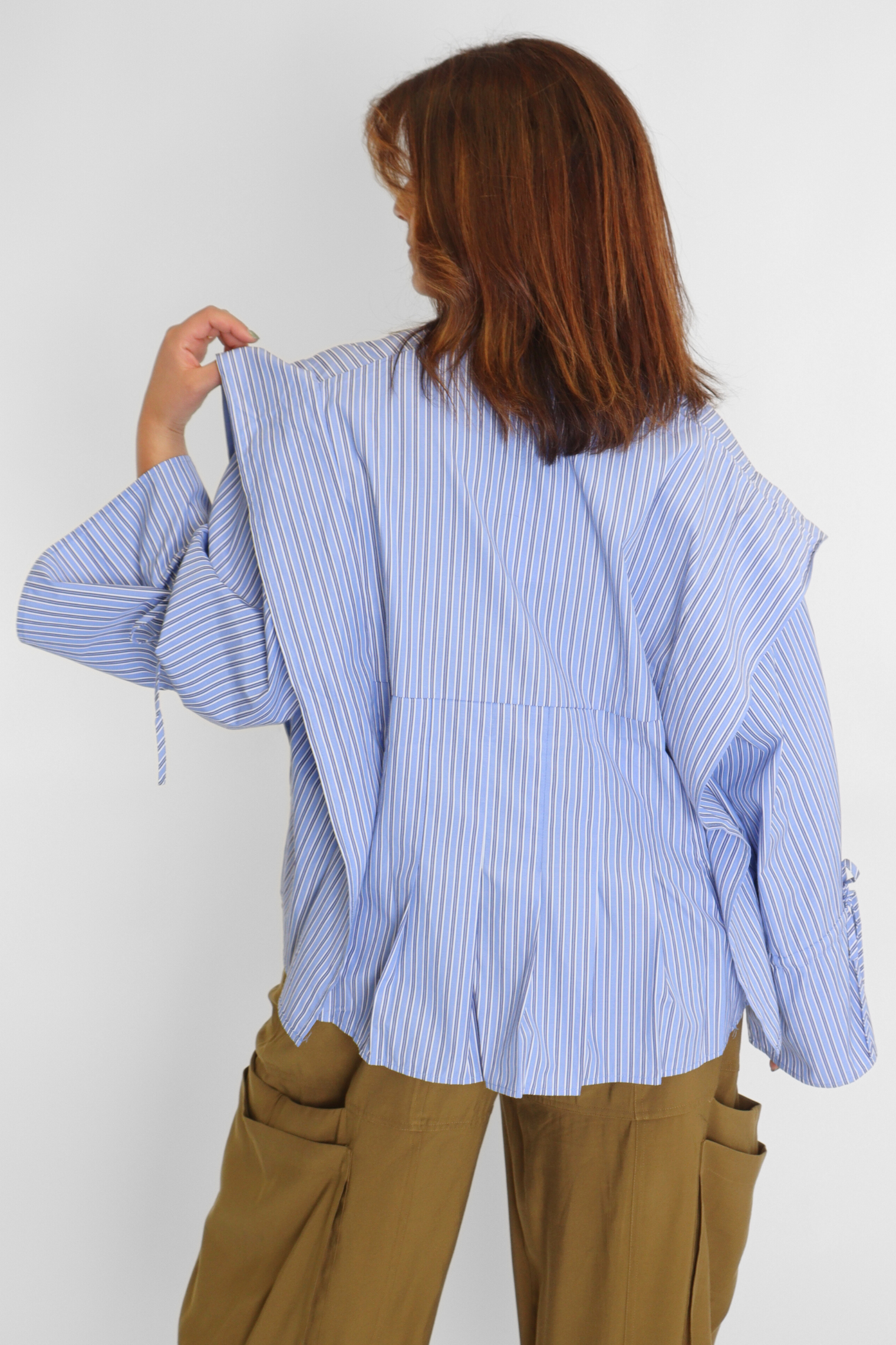 Marion Shirt Blue Stripe Women's Tops Norr