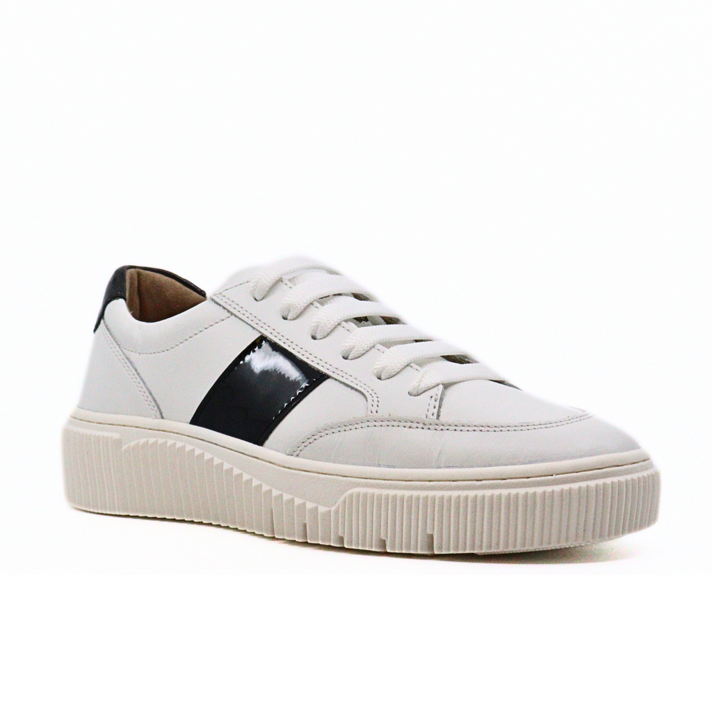 Women's white leather sneaker Victory White/Black by ATELIERS