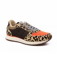 Ronja Cowhair Leopard Women's Sneakers Woden    