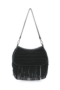Maverick Black Suede Gifts + Accessories Bags Think Royln