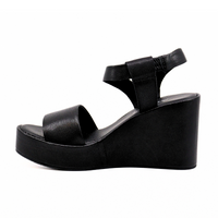 Baldwin Black Women's Sandals Heels Antelope    