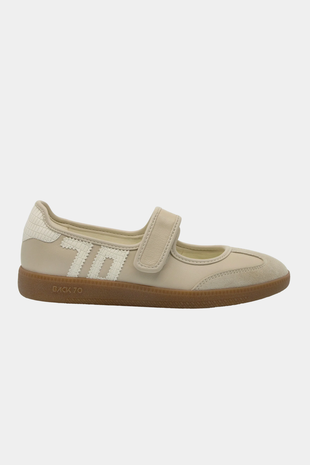 Aya Beige Milk Women's Sneakers Back 70