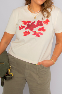 Red Garden Pannacota Zowie Tee Ecru